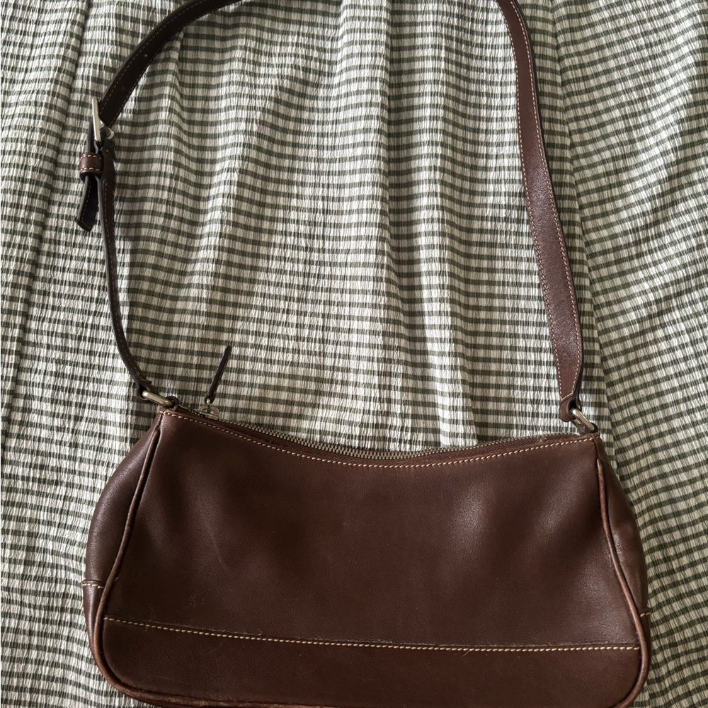 Coach Dark Brown Leather Bag